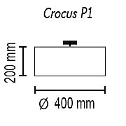 Светильник потолочный TopDecor Crocus Crocus Glade P1 01 05g
