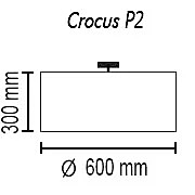 Светильник подвесной TopDecor Crocus Crocus Glade S1 01 04g