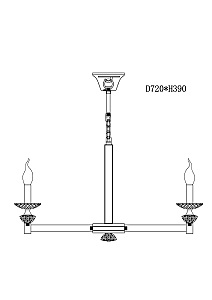 Подвесная люстра Stilfort Albert 1048/11/08P