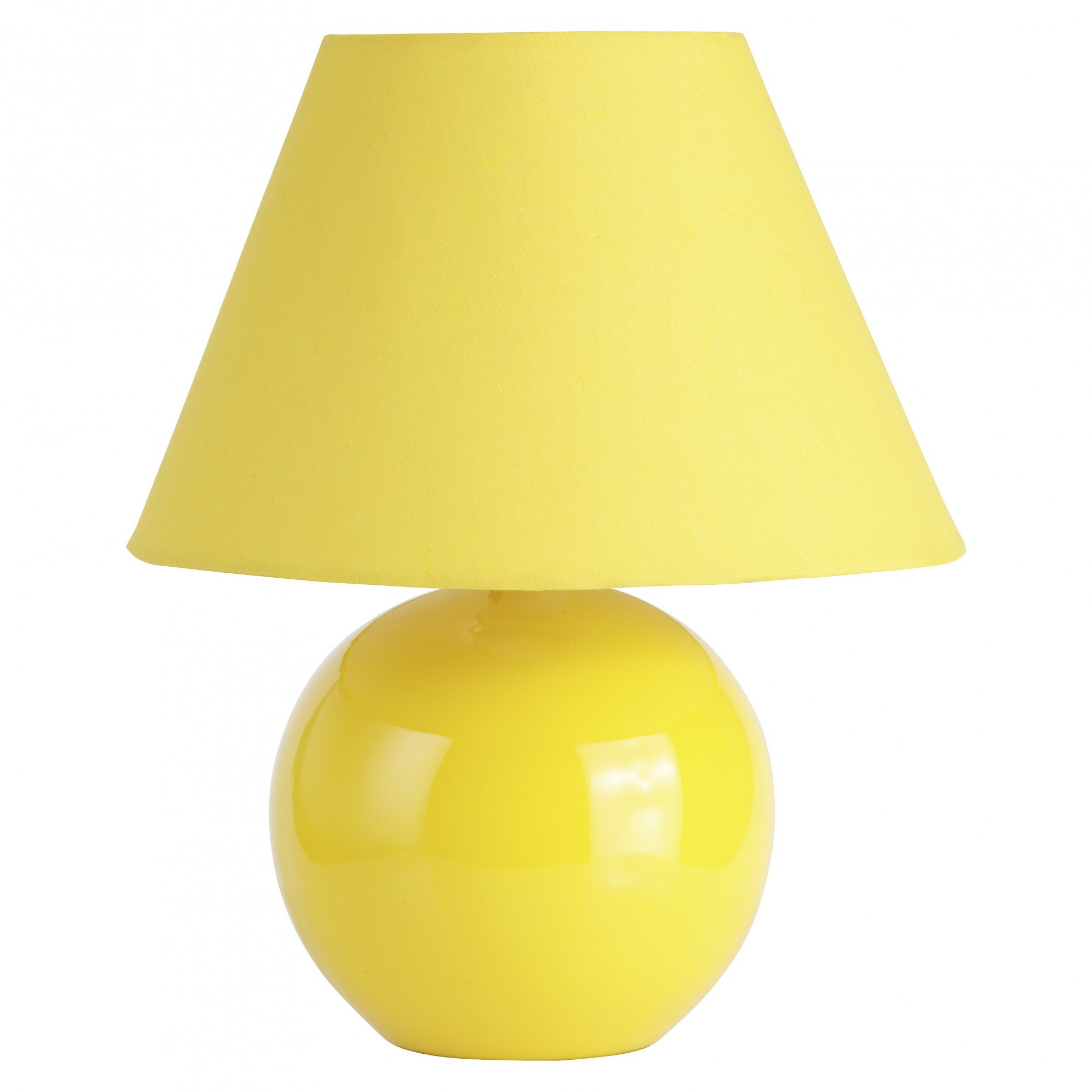 The Land of Nod Kids' Lighting: Kids' Ceramic Yellow Table Lamp in All Lighting