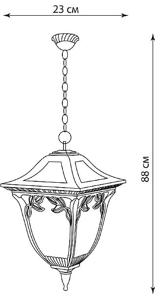 Уличный подвесной светильник Feron 11491