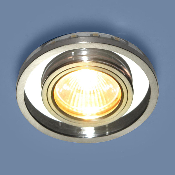 Встраиваемый светильник Elektrostandard 7021 7021 MR16 SL/CH зеркальный/хром