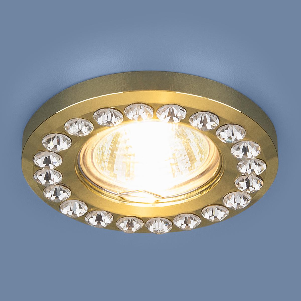 

Встраиваемый светильник Elektrostandart Точечный светильник 8331 MR16 GD/CL золото/прозрачный