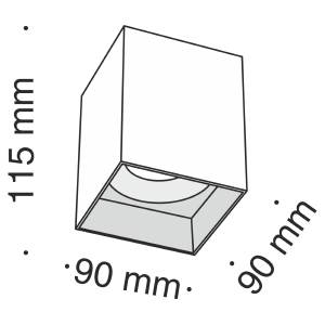Накладной светильник Maytoni Alfa C015CL-01W