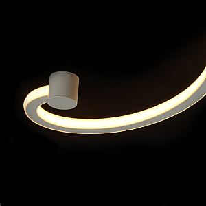 Потолочная светодиодная люстра Риббон De Markt 718010301