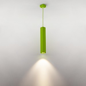 Светильник подвесной Eurosvet Cant 50154/1 LED зеленый 7W