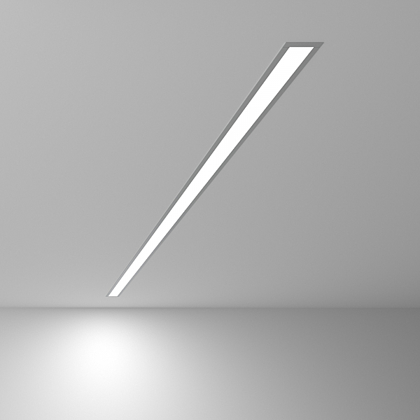 Встраиваемый светильник Elektrostandard Линейный светодиодный встраиваемый светильник 128см 25W 6500К матовое серебро (100-300-128)