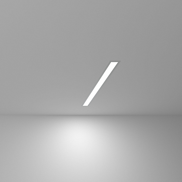 Встраиваемый светильник Elektrostandard Линейный светодиодный встраиваемый светильник 53см 10W 6500К матовое серебро (100-300-53)