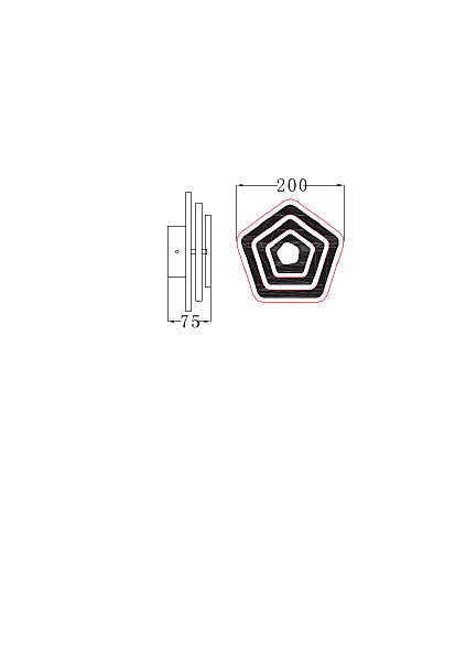 Настенный светильник Escada Geometry 10211/1LED