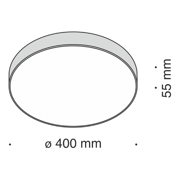 Потолочный светодиодный светильник Maytoni Zon C032CL-L48W4K