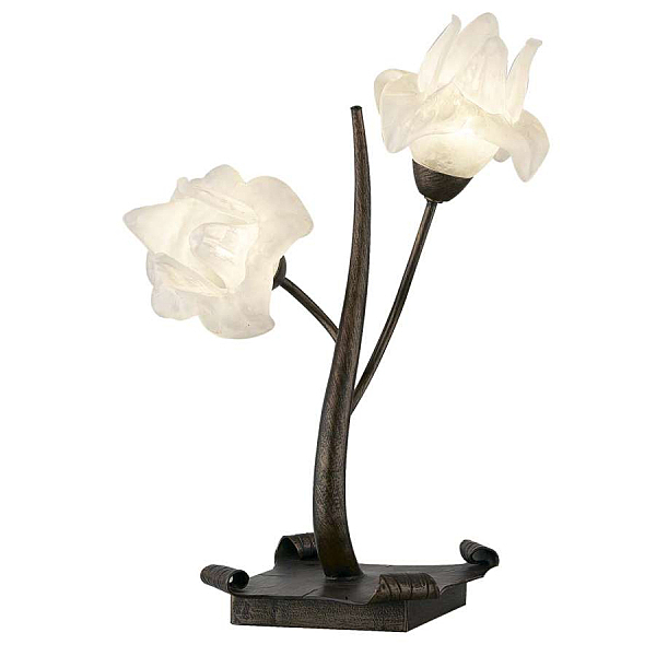Настольная лампа с цветочками Iris 1372/2T Odeon Light