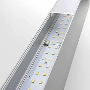 Настенный светильник Elektrostandard Grand Линейный светодиодный накладной двусторонний светильник 103см 40W 3000K матовое серебро (101-100-40-