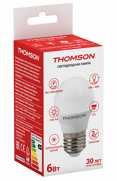 Светодиодная лампа Thomson Led Globe TH-B2038