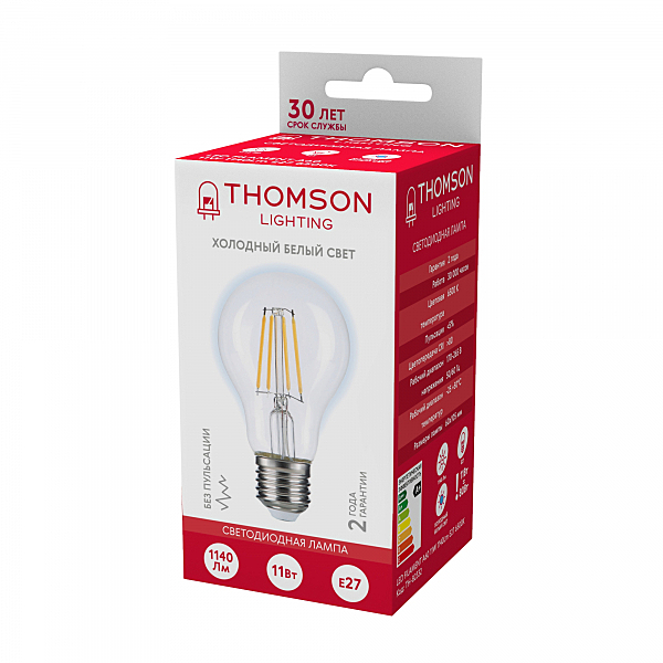 Светодиодная лампа Thomson Filament A60 TH-B2332