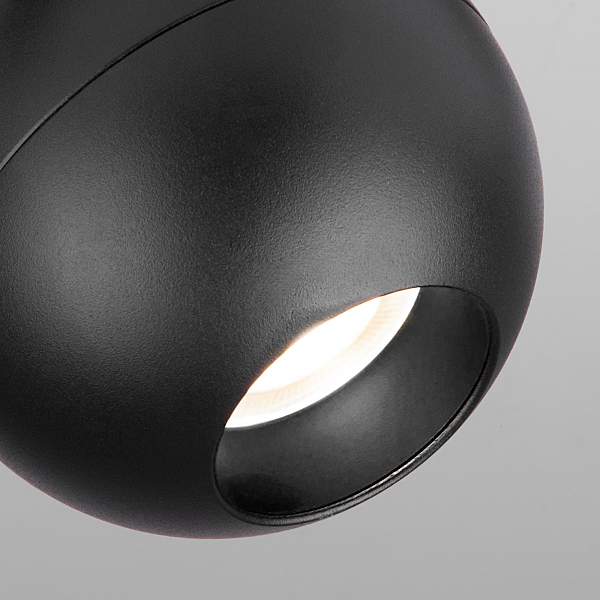 Трековый светильник Elektrostandard Ball Ball Черный 12W 4200K (LTB77) однофазный