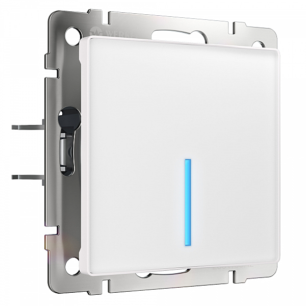 Умный выключатель Wi-Fi Werkel W4510101/ Сенсорный выключатель одноклавишный с подсветкой (белый)