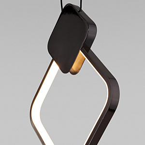 Светильник подвесной Eurosvet Style 50216/1 LED черный жемчуг