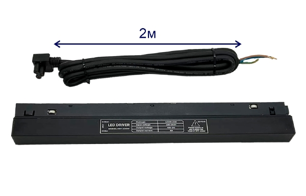 Драйвер для магнитного шинопровода 48V, 100W Crystal Lux CLT 0.113 CLT 0.203 08 BL