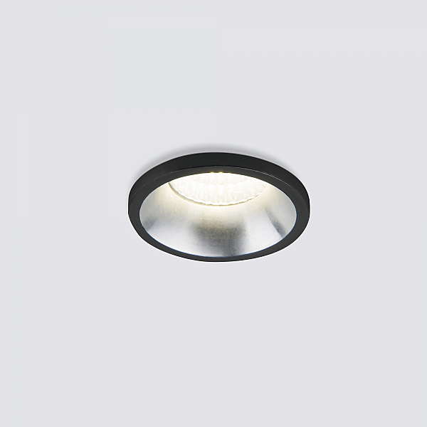 Встраиваемый светильник Elektrostandard 15269/LED 15269/LED 3W SN/BK сатин/никель / черный