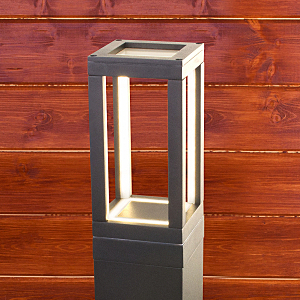 Уличный наземный светильник Elektrostandard Frame 1529 TECHNO LED серый