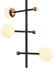 Подвесная люстра Natali Kovaltseva Loft Led LED LAMPS 81338 GOLD BLACK