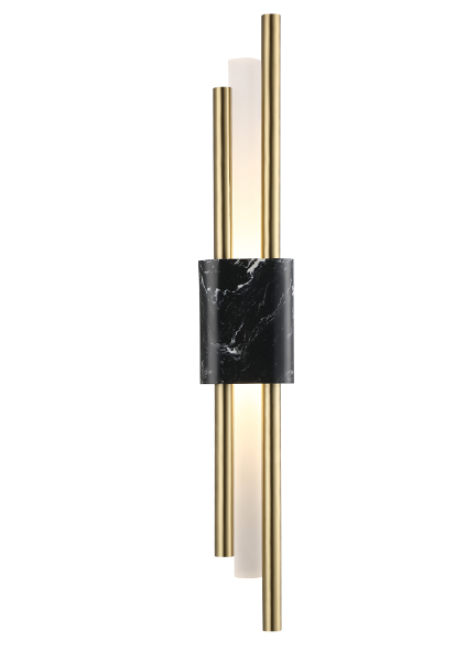 Настенный светильник Crystal Lux Carta CARTA AP6W LED BLACK/BRASS