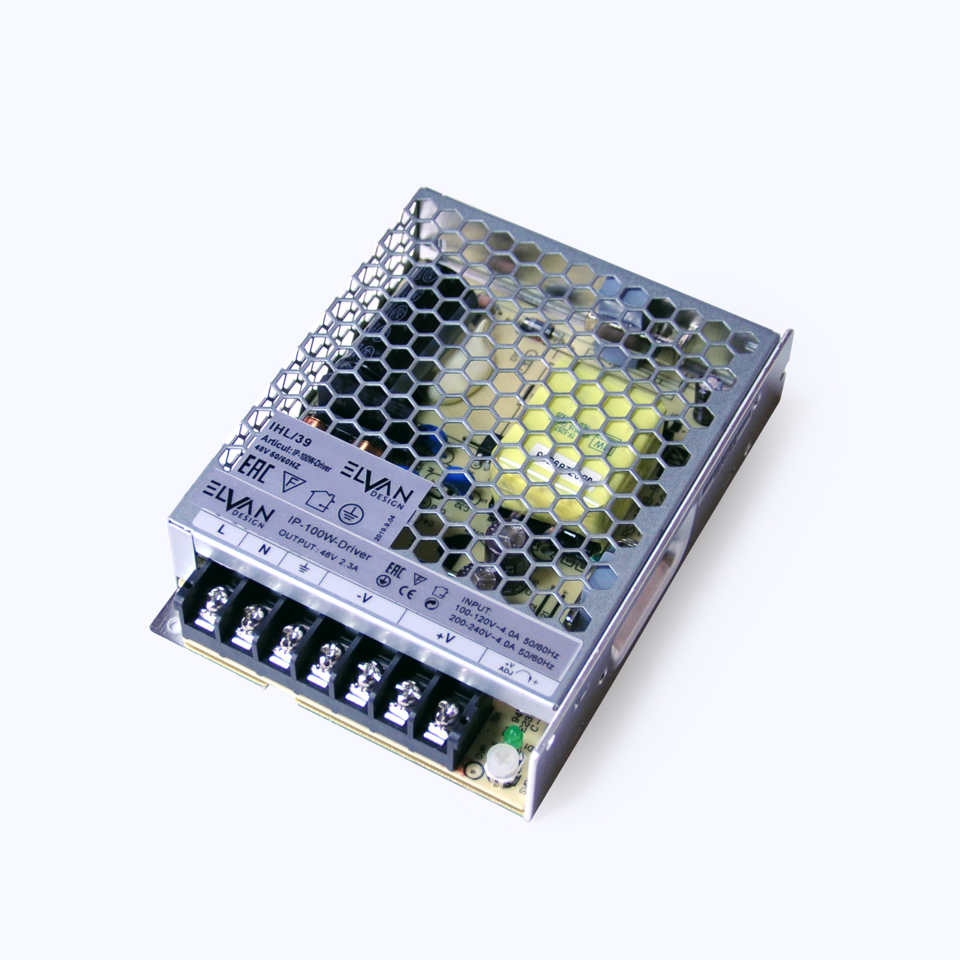 Драйвер для LED ленты Elvan IP-100W-Driver