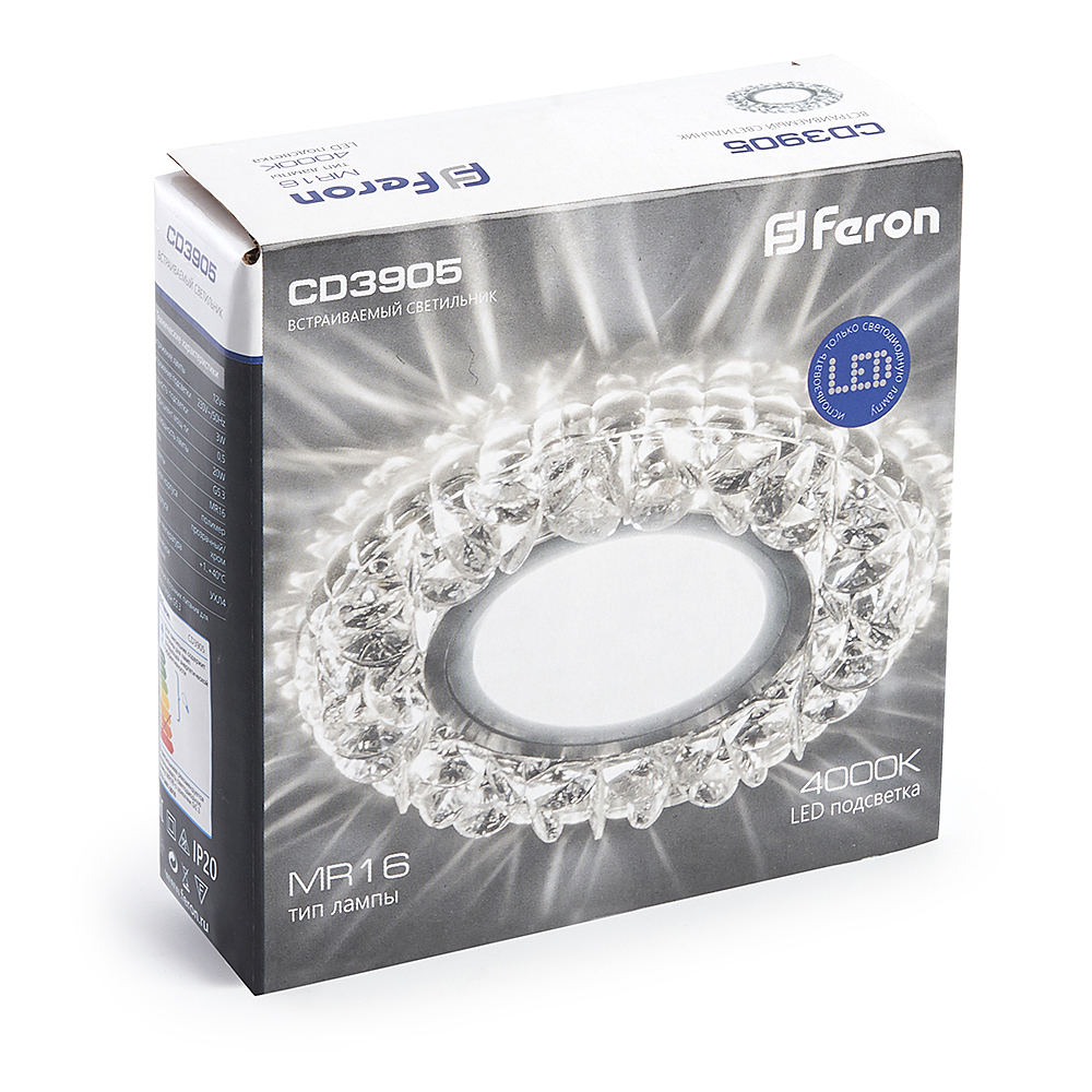 

Встраиваемый светильник Feron CD3905 41827