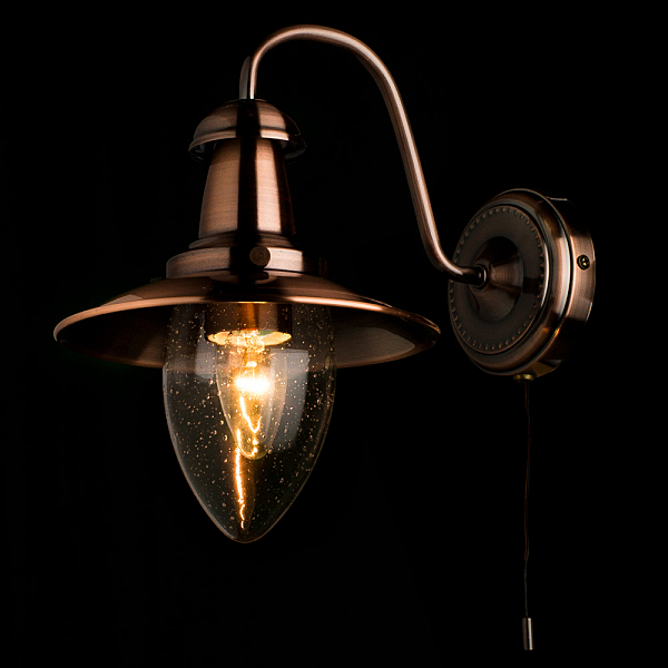 Настенное бра Arte Lamp FISHERMAN A5518AP-1RB